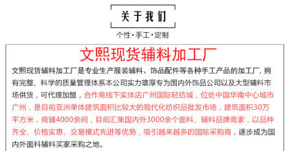 手工釘珠的藝術(shù) 文熙新款菠蘿配件引領(lǐng)紡織輔料新風(fēng)尚